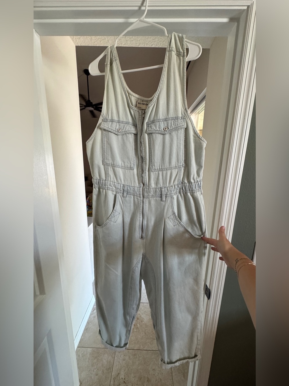 We The Free Light Denim Romper